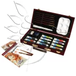 Acrylic Basic Paint Kit with Table Box Easel