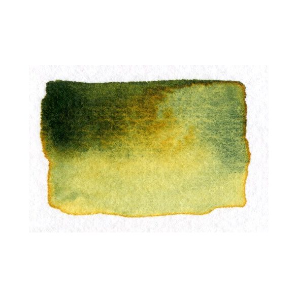 Akvarellfesték, egész szilke - Roman Szmal Aquarius Watercolour Paint Full Pan 3,2ml - Avarzöld / Autumn Green 363