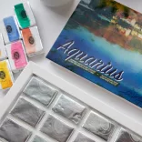 Akvarellfesték készlet Adam Papke válogatás - Roman Szmal  Szilkés Akvarell festék 12db