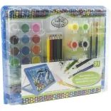 Festőállványos művészkészlet gyerekeknek - Royal 31 részes szett