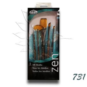 Ecsetkészlet - Royal & Langnickel ZEN All Media Brush Set 731 5pcs