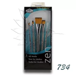 Foam Brush with wooden handle