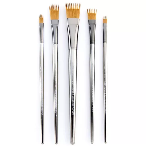 Royal & Langnickel ZEN All Media Standard Handle Wisp Brush Set '737 5pcs