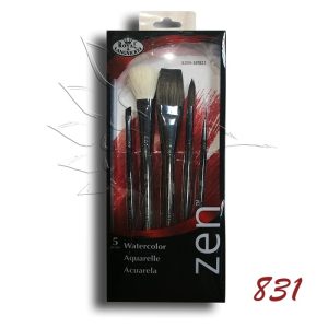 Ecsetkészlet - Royal & Langnickel ZEN Watercolor Brush Set 5pcs