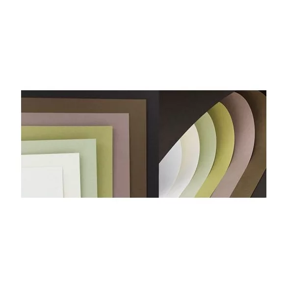 RealNatural kartonpapír - Növényi rostos karton, Újrahasznosított papírból - 250 gr, A4 - Szolo