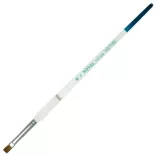 Soft Grip ecset - Hegyes kerek ecset, természetes nyest szőrrel - 0-ás méret
