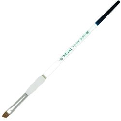   Ecset, természetes - Royal & Langnickel Soft-Grip Pure Sable, Standard Handle Angular Paintbrush, Natural Hair - 1/8