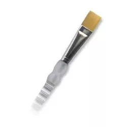 Ecset, Soft Grip hosszú nyelű Gold Taklon lapos ecset 2