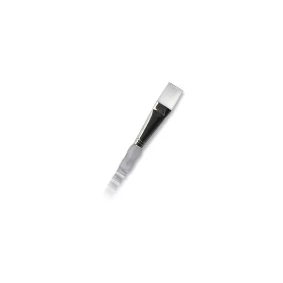 Ecset, Soft Grip hosszú nyelű hófehér lapos ecset 2