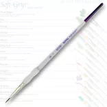 Ecset, szintetikus - Royal & Langnickel Soft-Grip Synthetic Sable Watercolour Paint Brush Round - 1