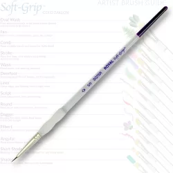 Ecset, Soft Grip természetes haszású szintetikus szálú kerek 3-0