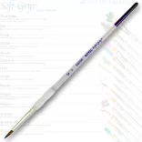 Ecset, szintetikus - Royal & Langnickel Soft-Grip Synthetic Sable Watercolour Paint Brush Round - 3