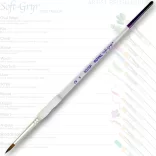 Ecset, szintetikus - Royal & Langnickel Soft-Grip Synthetic Sable Watercolour Paint Brush Round - 5