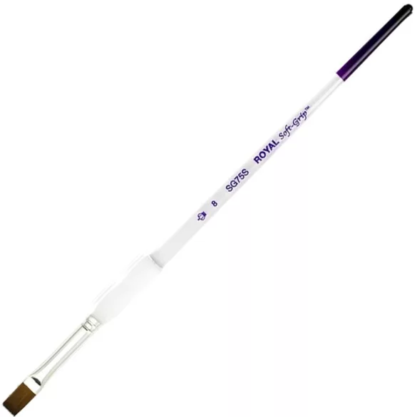 Royal & Langnickel Soft-Grip Synthetic Sable Shader Paint Brush Round - 8