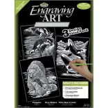 Képkarcoló készlet karctűvel - Royal&Langnickel Engraving ART - SILVER - 3 darabos