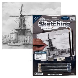 Rajzkészlet előrenyomott vázlattal - Sketching Made Easy A/4 - Coastal Point