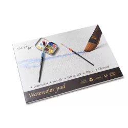   Akvarelltömb - SMLT Watercolor 260gr, 20 lapos művésztömb A3