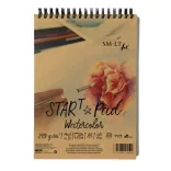 Akvarelltömb - SMLT START PAD spirálos Watercolor 240gr, 20 lapos A5 spirálos