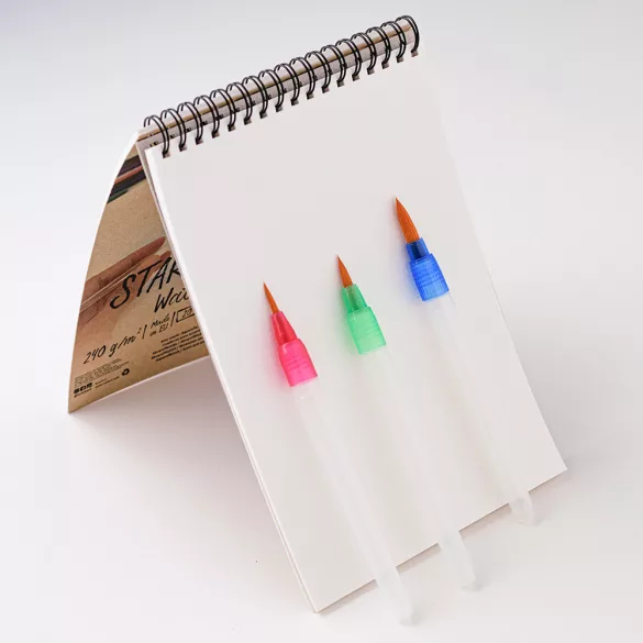 Akvarelltömb - SMLT START PAD spirálos Watercolor 240gr, 20 lapos A5 spirálos
