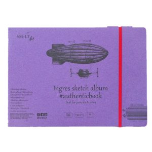 Pasztelltömb - SMLT Sketch authenticbook Ingres, 130gr, 24 lapos, 17,6x24,5cm