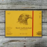 Vázlattömb - SMLT Sketch Pad - Kraft 90gr, 24 lap - 17,6*24,5 cm