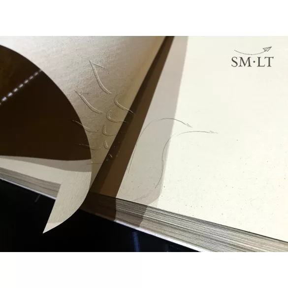 Vázlattömb - SMLT Sketch Pad - Kraft 90gr, 60 lap- A/5