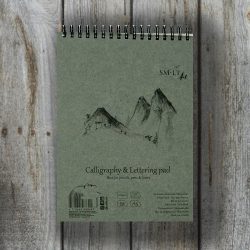   Kalligráfiatömb - SMLT Calligraphy & Lettering Pad, 100g, 50 lap A/5 spirál