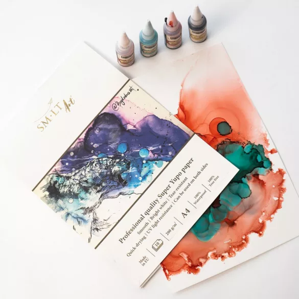 YUPO Markertömb - Eredeti YUPO papírból készült SMLT Marker Pad PRO, ragasztott, 200gr 10 lapos A5