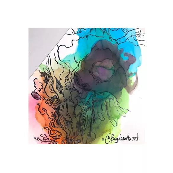 YUPO Markertömb - Eredeti YUPO papírból készült SMLT Marker Pad PRO, ragasztott, 200gr 10 lapos A5