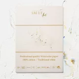 Akvarelltömb - SMLT Professional Watercolor Paper, 400gr, 10 lap - A4