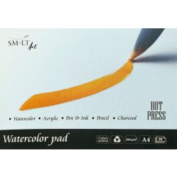   Akvarelltömb - SMLT Watercolor 260gr, 20 lapos művésztömb - Melegen préselt - A4