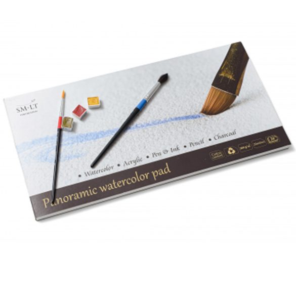 SMLT Watercolor Pad Cold Press 20 Sheets, 260g - 20x40cm