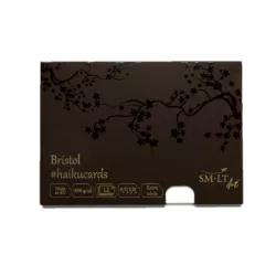   Bristol vázlatkártyák dobozban - SMLT Bristol haikucards - 308gr, 12 lapos, A5