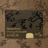 Vázlat- és festő lapok - SMLT Haikucards papír  - Natúr barna  325gr, 22lap, 14,7*10,6 cm