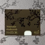 Akvarell lapok - SMLT Haikucards papír  - Festő papír  300gr, 24lap, 14,7*10,6 cm