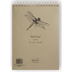   Vázlattömb - SMLT Sketch Pad - Krémszínű, 80gr, 100 lapos A4