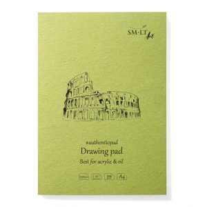 Vázlattömb - SMLT Drawing Pad - White 290gr, 20 sheets