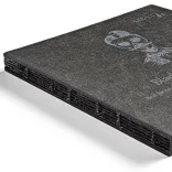 Fekete mini album 180°-os - SMLT Black sketch album 170gr, 32 lapos, 14x14cm