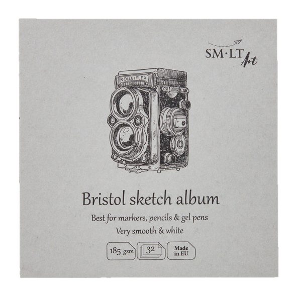 Bristol mini album - SMLT Bristol sketch album 185gr, 32 lapos, 9x9cm