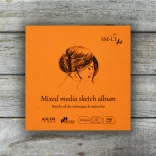 SMLT Drawing authenticbook - Mixed Media 200gr, 32 sheets, 14x14cm