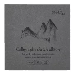   Mini album kalligráfiához - SMLT Calligraphy sketch album 100gr, 48 lapos, 14x14cm