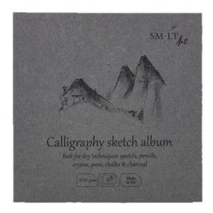 Mini album kalligráfiához - SMLT Calligraphy sketch album 100gr, 48 lapos, 14x14cm