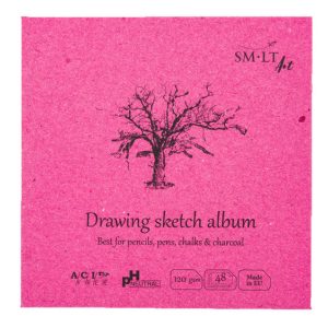 Mini skicc album - SMLT Drawing sketch album 120gr, 48 lapos, 14x14cm