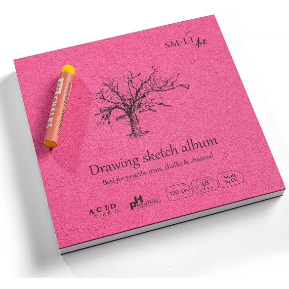 Vázlattömb - SMLT Drawing Pads authentic - 120gr, 60 sheets