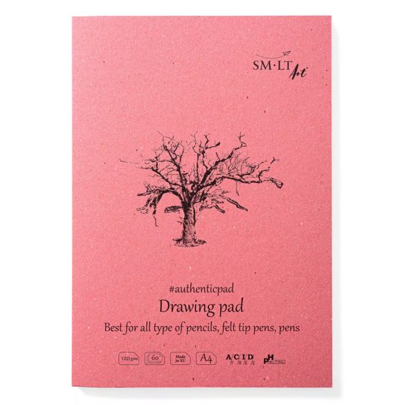 Vázlattömb - SMLT Drawing Pads authentic - 120gr, 60 sheets