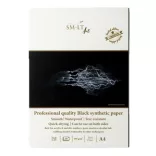 SMLT Szintetikus Rajztömb 155g 10 lapos - Fekete, A4