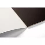 SMLT Szintetikus Rajztömb 155g 10 lapos - Fekete, A4
