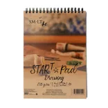 Rajztömb - SMLT START PAD, spirálos 170gr, 20 lapos A4 spirálos