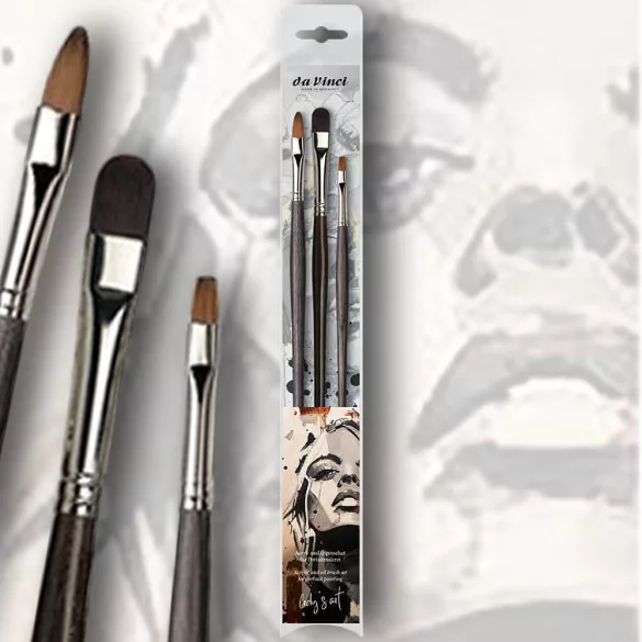 Ecset, akvarellecset - Da Vinci Da Vinci Casaneo Watercolour Brush & Wash Brush 498