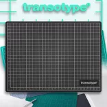 Transotype Cutting Mat - (Green / Black, 45x30cm)